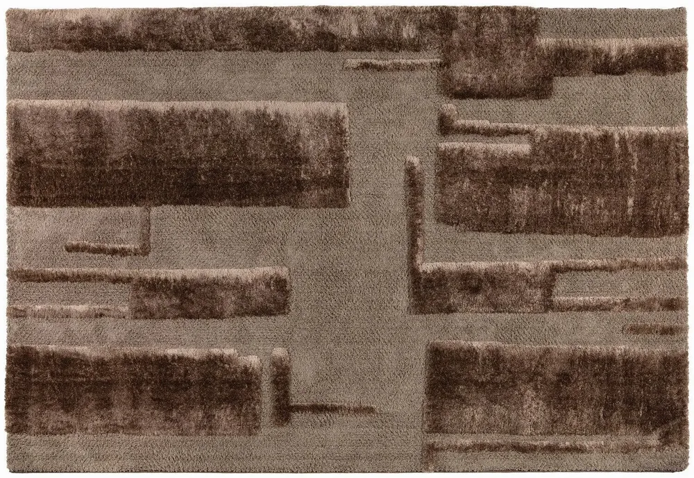 Rugs - Louka Recycled Rug Noisette 160 X 230 X 2 - MAISON VIVARAISE - SDE VIVARAISE WINKLER