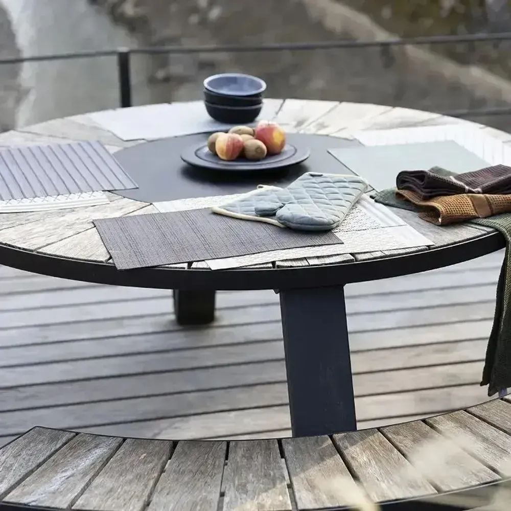 Table cloths - Canna Placemat Set Orage 33 X 45 - MAISON VIVARAISE - SDE VIVARAISE WINKLER