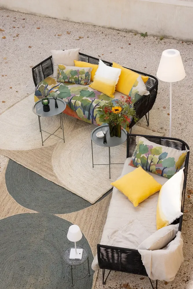 Cushions - Zeff Celeste Cushion Mangue 30 X 50 - MAISON VIVARAISE - SDE VIVARAISE WINKLER