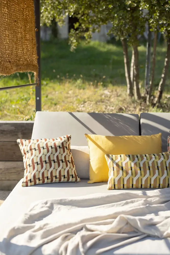 Cushions - Zeff Celeste Cushion Mangue 40 X 65 - MAISON VIVARAISE - SDE VIVARAISE WINKLER