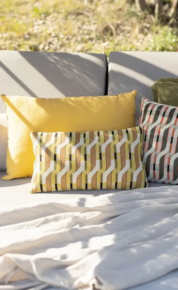 Cushions - Zeff Celeste Cushion Mangue 40 X 65 - MAISON VIVARAISE - SDE VIVARAISE WINKLER