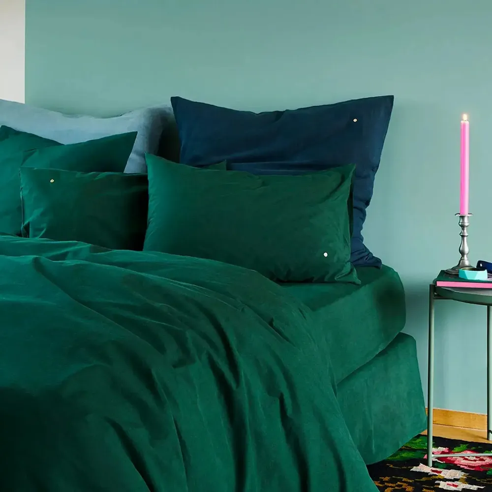 Linge de lit - Housse de couette Céleste Nori 200 x 140 - LA CERISE SUR LE GATEAU