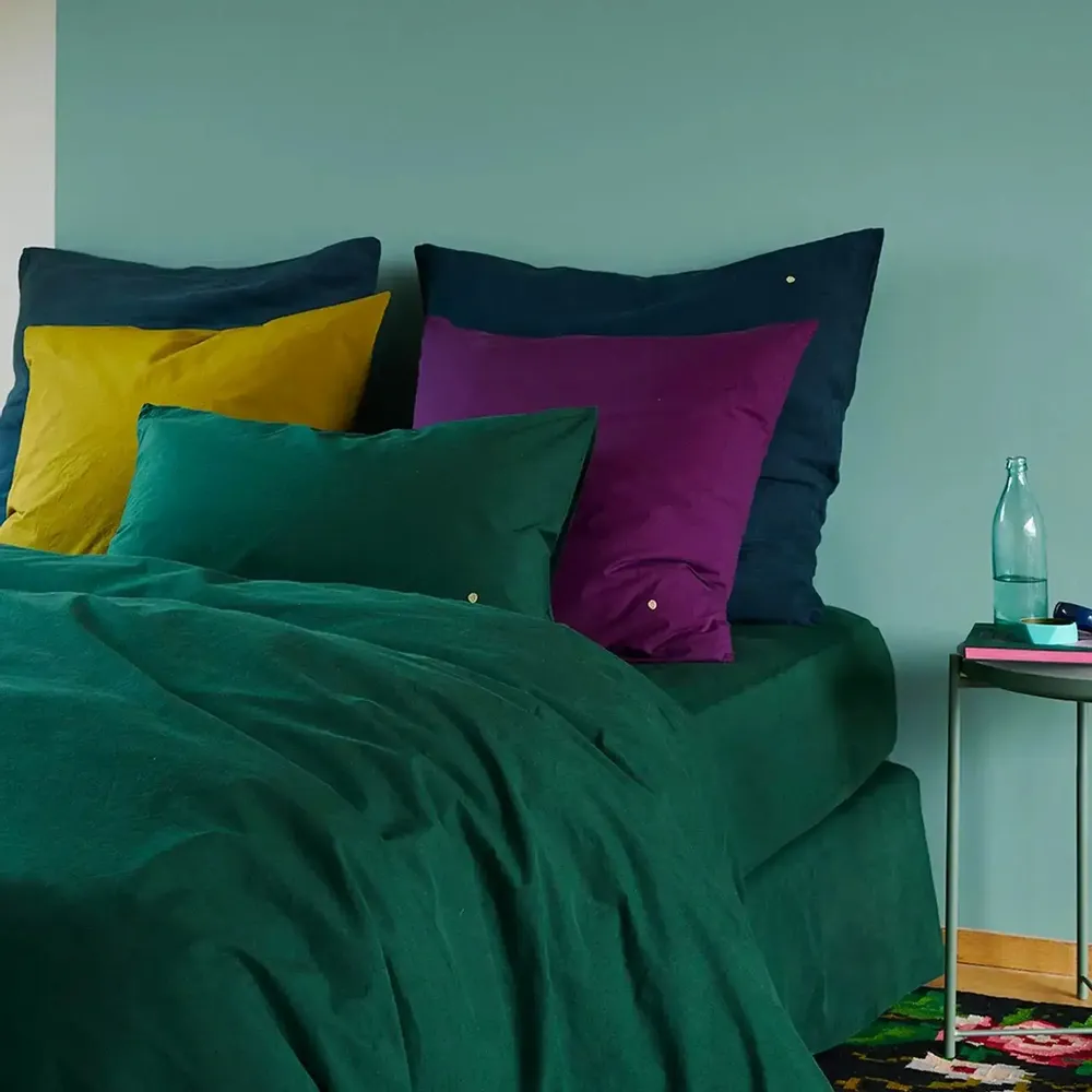 Linge de lit - Housse de couette Céleste Nori 240 x 260 - LA CERISE SUR LE GATEAU