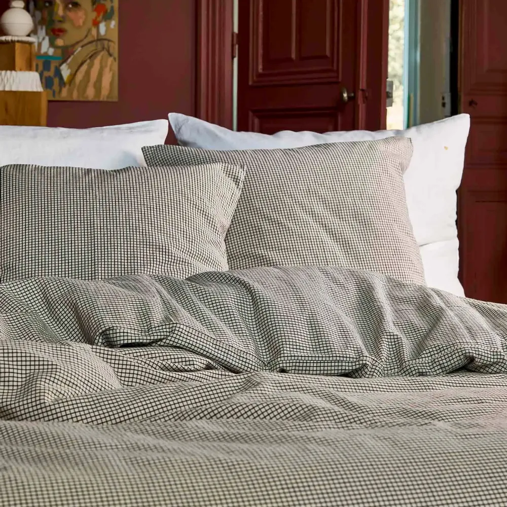 Bed linens - Gustave Duvet Cover Gustave Caviar 220 X 240 - LA CERISE SUR LE GATEAU
