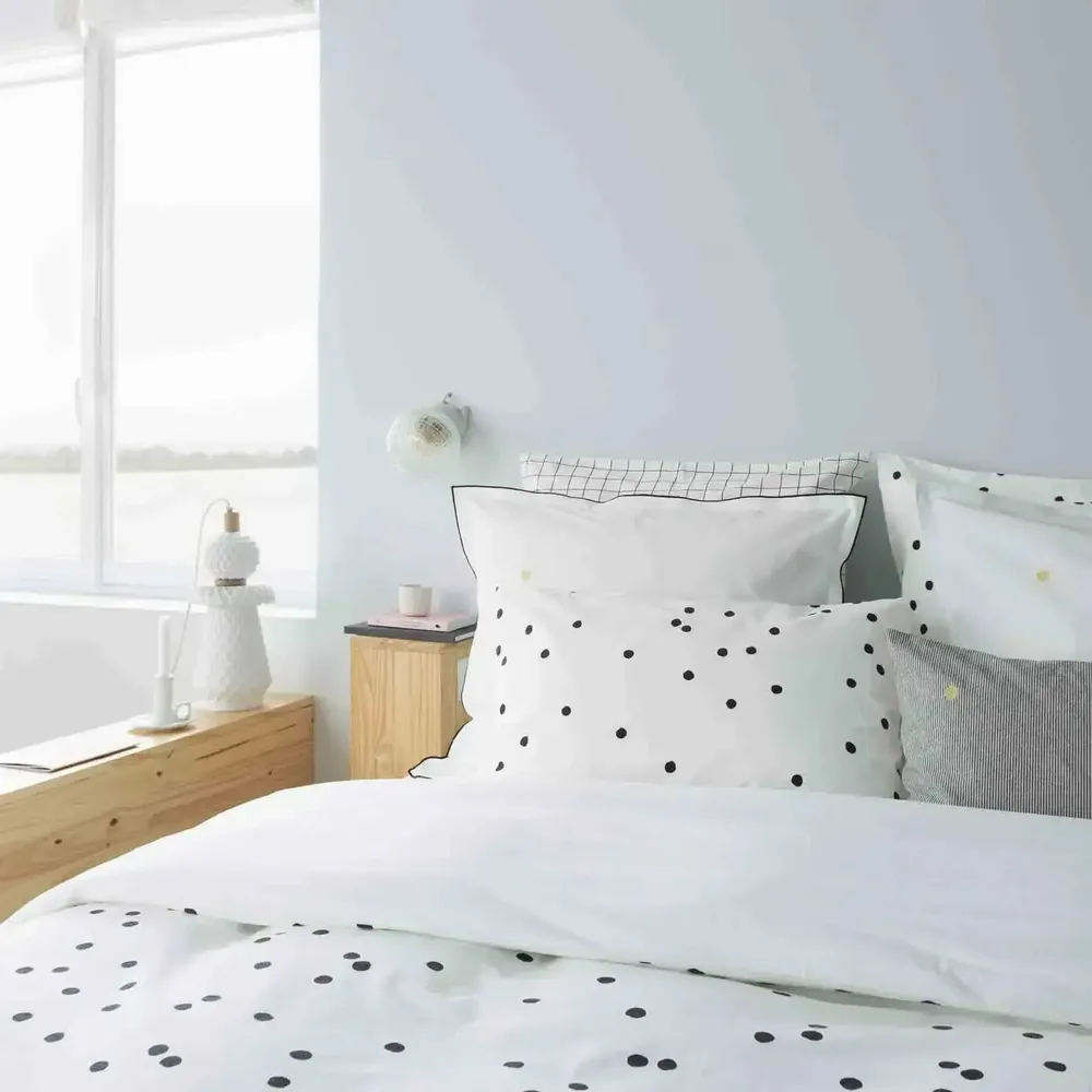 Bed linens - Odette Duvet Cover Milk 220 X 240 - LA CERISE SUR LE GATEAU