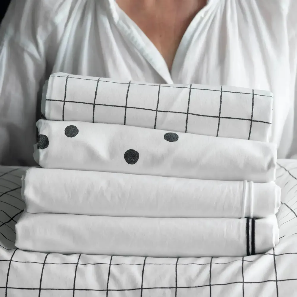 Linge de lit - Housse de couette Oscar Milk 200 x 140 - LA CERISE SUR LE GATEAU