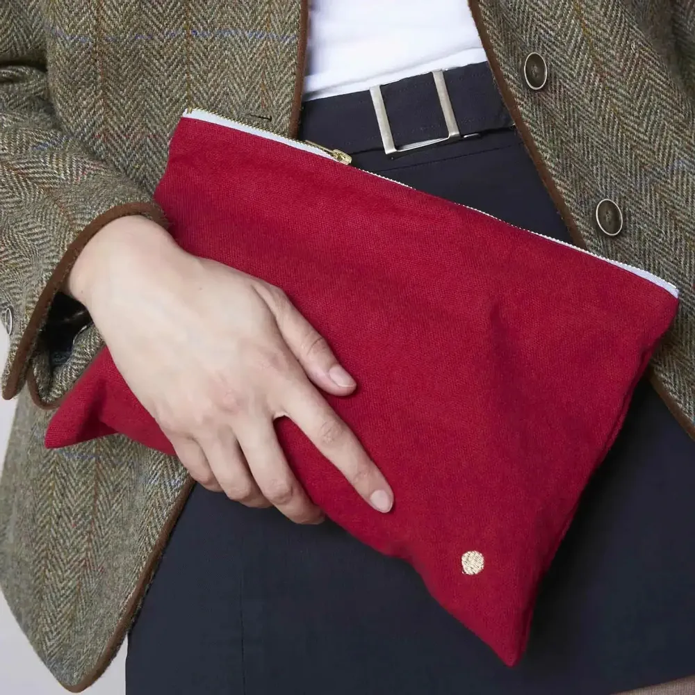 Clutches - Iona Pouch Cherry 19 X 28 X 1 - LA CERISE SUR LE GATEAU