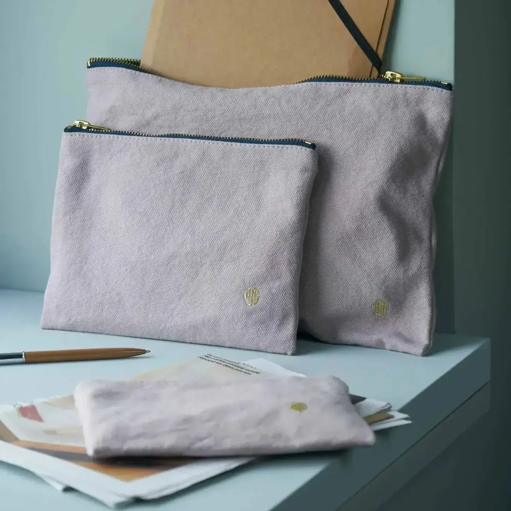 Clutches - Iona Pouch Poivre rose 14 X 19 X 1 - LA CERISE SUR LE GATEAU