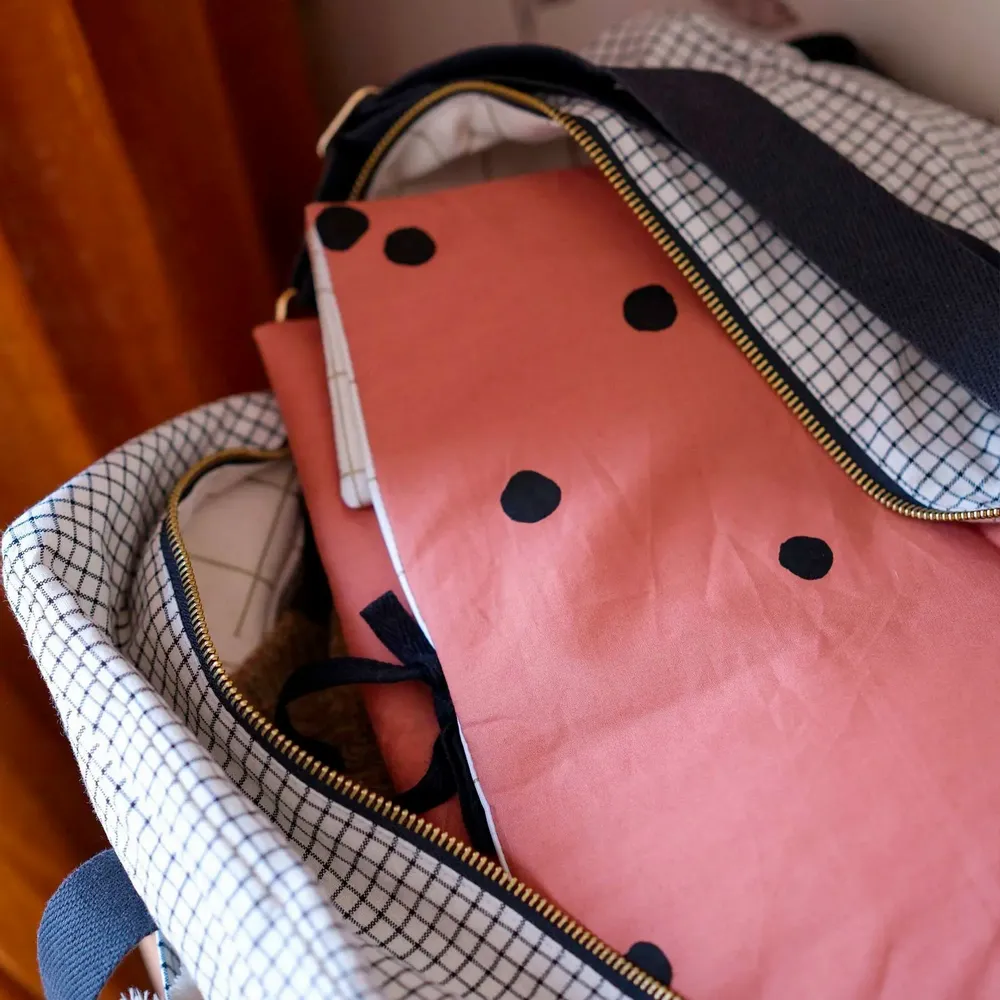 Sacs et cabas - Sac voyage Gustave Caviar 30 x 42 x 20 - LA CERISE SUR LE GATEAU