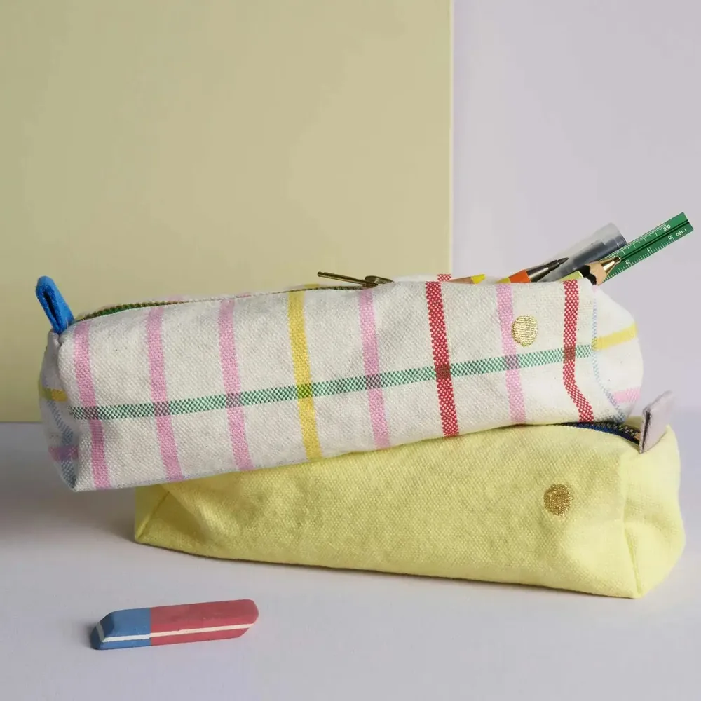 Clutches - Iona Pencil Case Sunshine 6 X 20 X 6 - LA CERISE SUR LE GATEAU