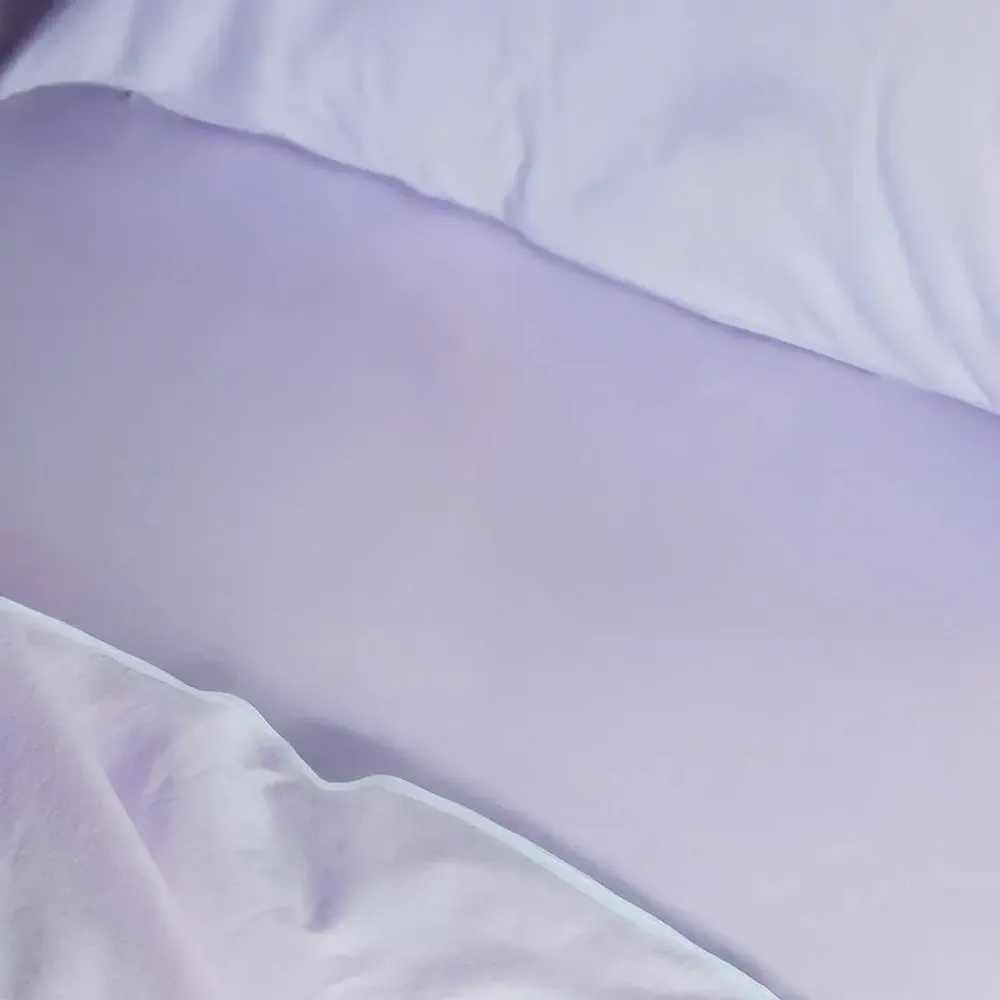 Bed linens - Céleste Fitted Sheet Lilas 200 X 140 - LA CERISE SUR LE GATEAU
