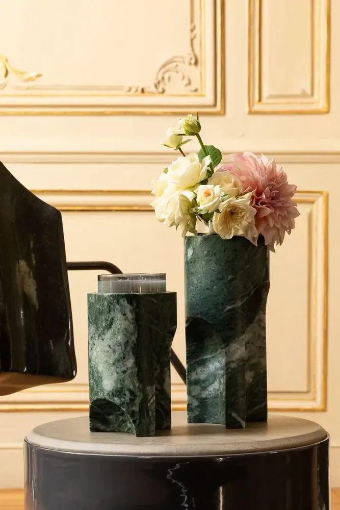 Decorative objects - PAVO CANDLEHOLDER, FLOWER VASE - OOUMM