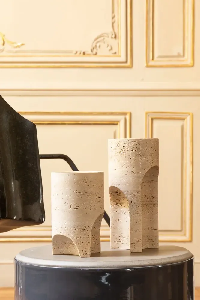 Decorative objects - PAVO CANDLEHOLDER, FLOWER VASE - OOUMM
