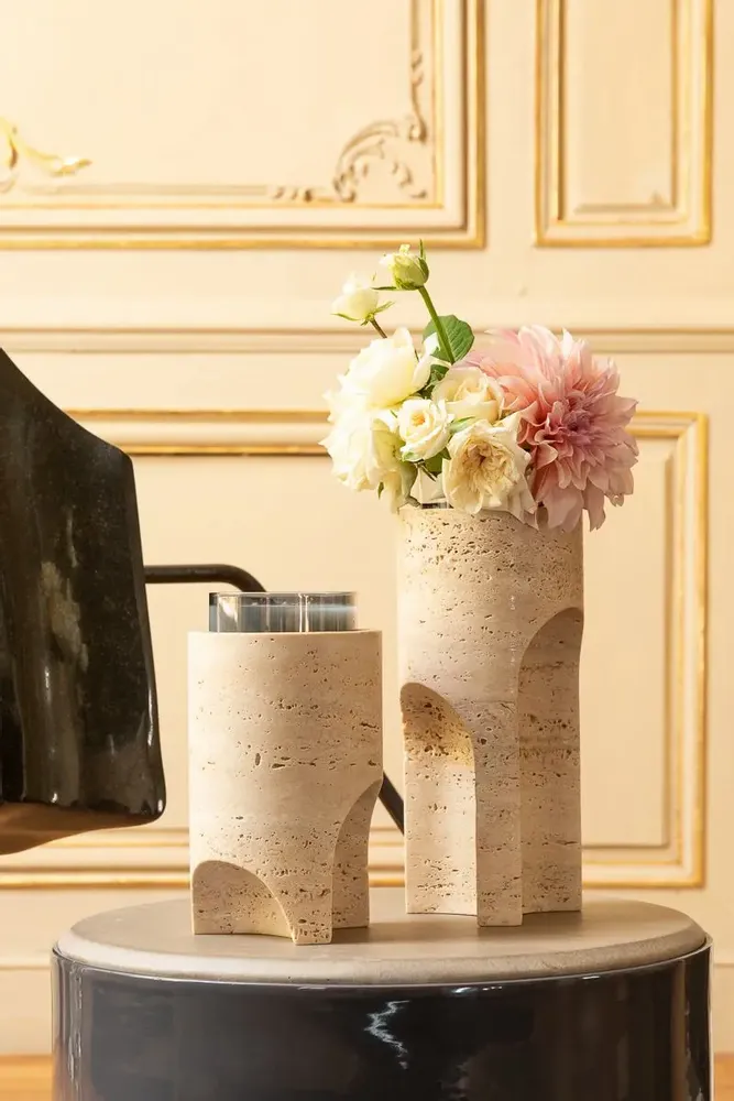 Decorative objects - PAVO CANDLEHOLDER, FLOWER VASE - OOUMM