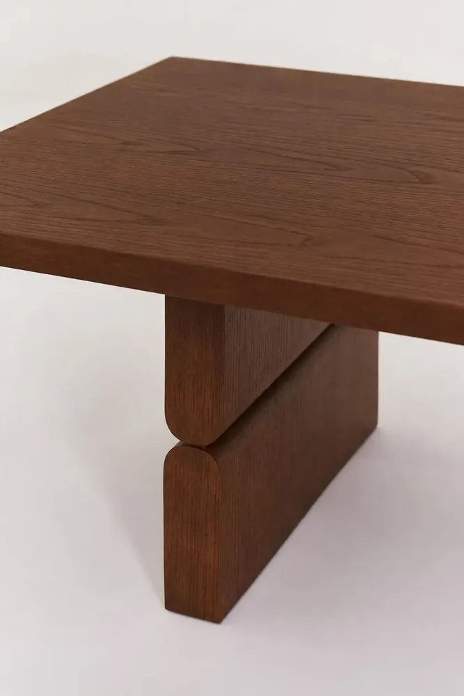Armchairs - Coffee table stained wood noon - NOBODINOZ