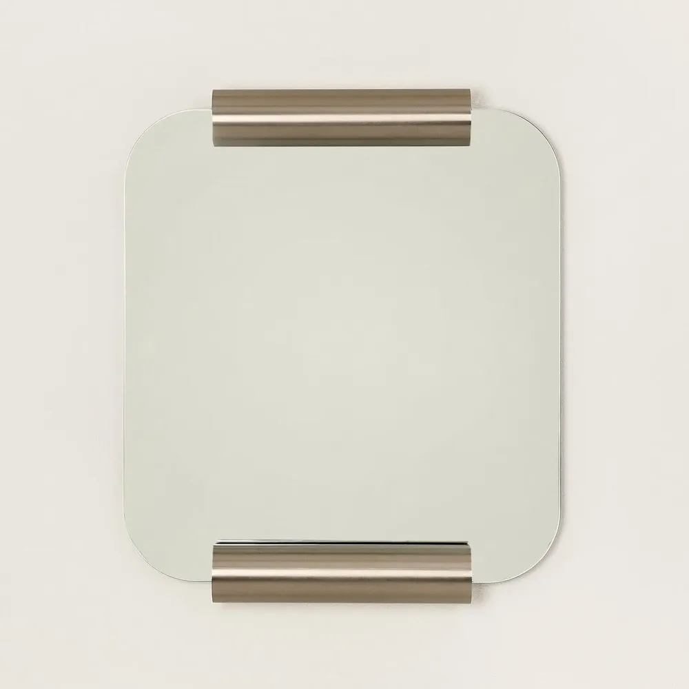 Miroirs - Miroir Roll en acier brossé - NOBODINOZ