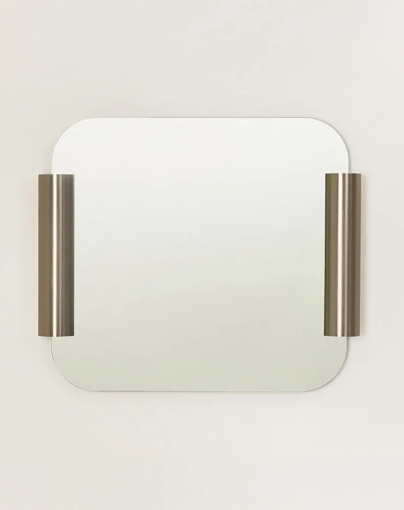Miroirs - Miroir Roll en acier brossé - NOBODINOZ