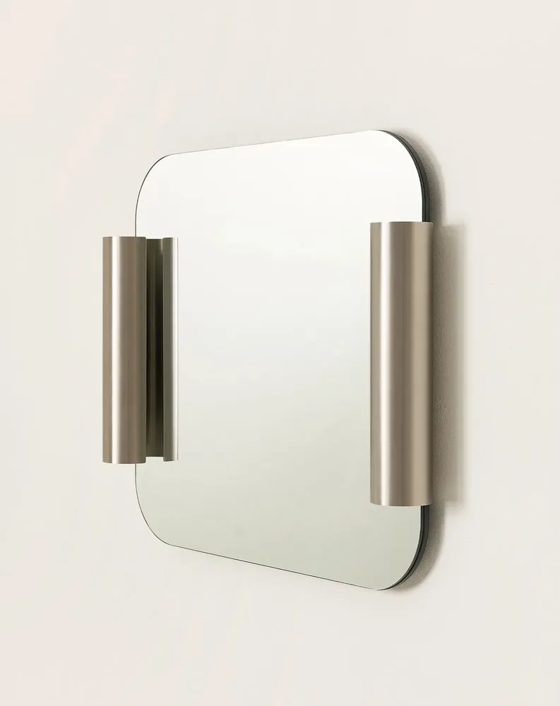 Miroirs - Miroir Roll en acier brossé - NOBODINOZ