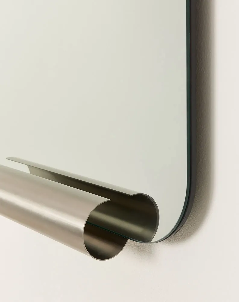 Miroirs - Miroir Roll en acier brossé - NOBODINOZ
