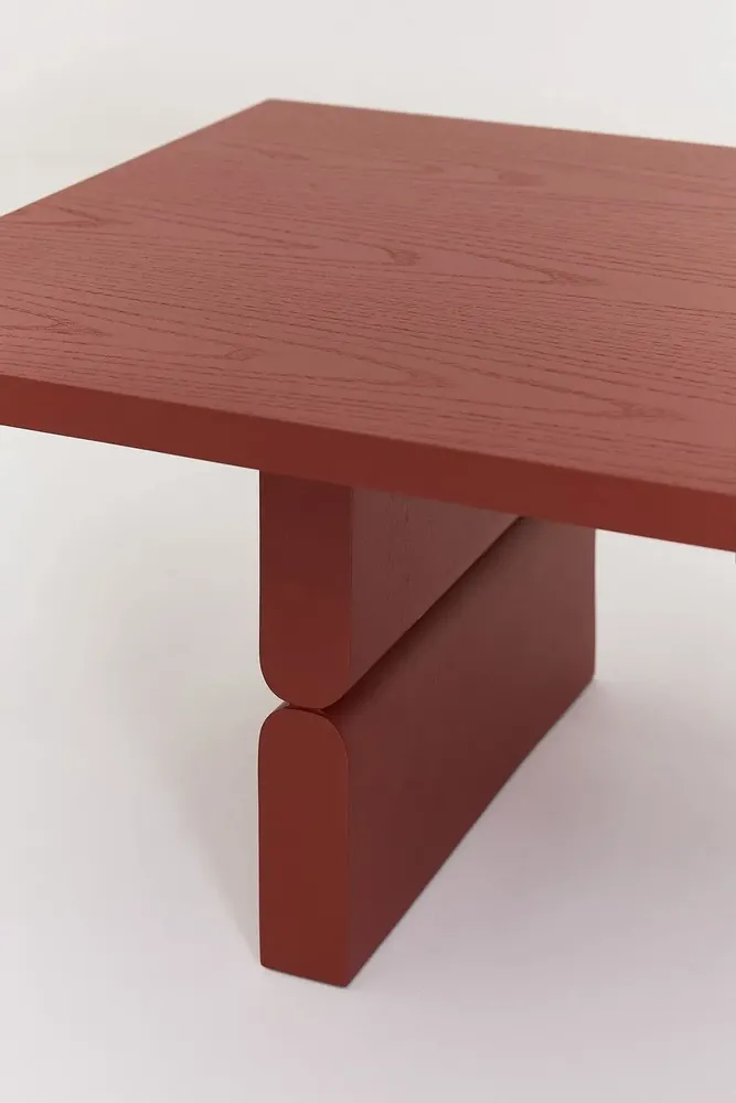 Armchairs - Coffee table coloured wood noon - NOBODINOZ