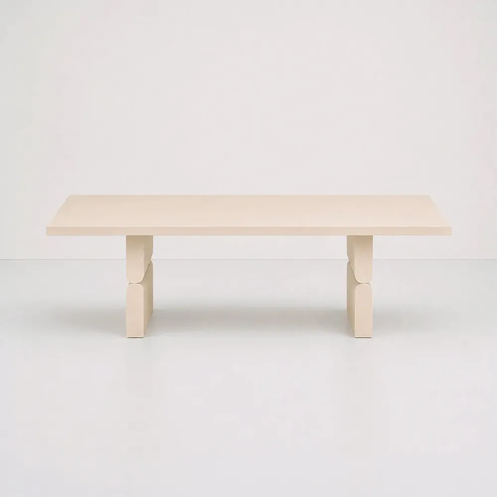 Armchairs - Coffee table coloured wood noon - NOBODINOZ