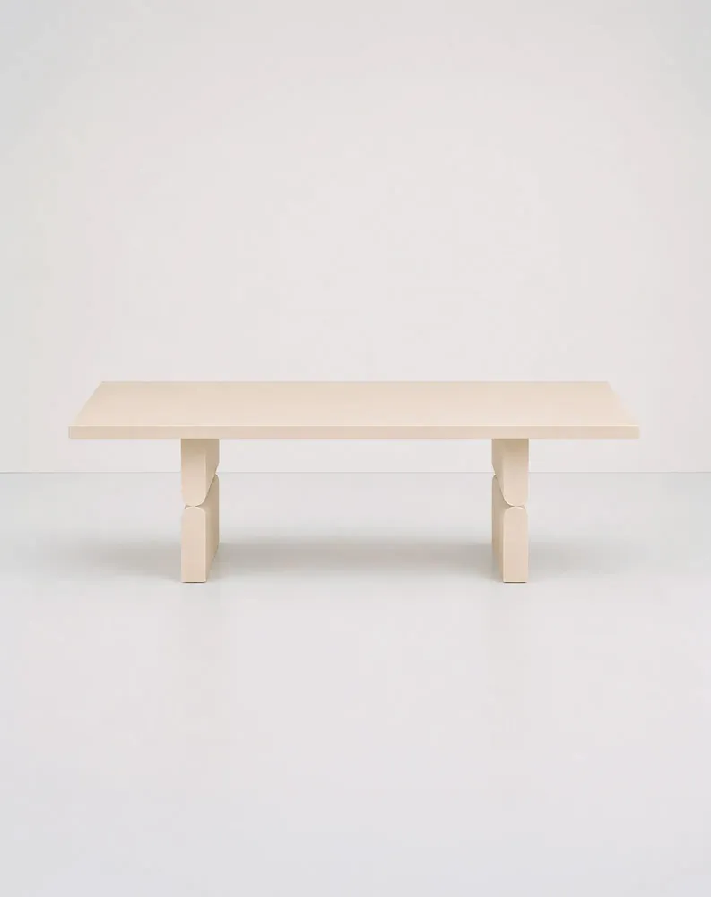 Armchairs - Coffee table coloured wood noon - NOBODINOZ