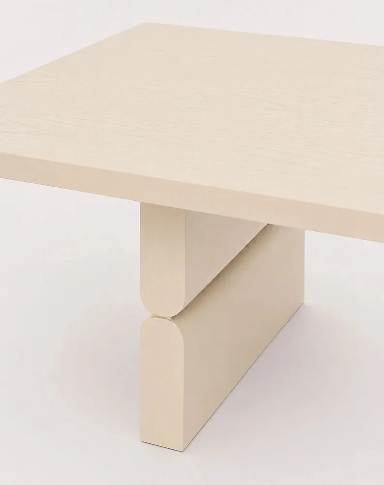 Armchairs - Coffee table coloured wood noon - NOBODINOZ