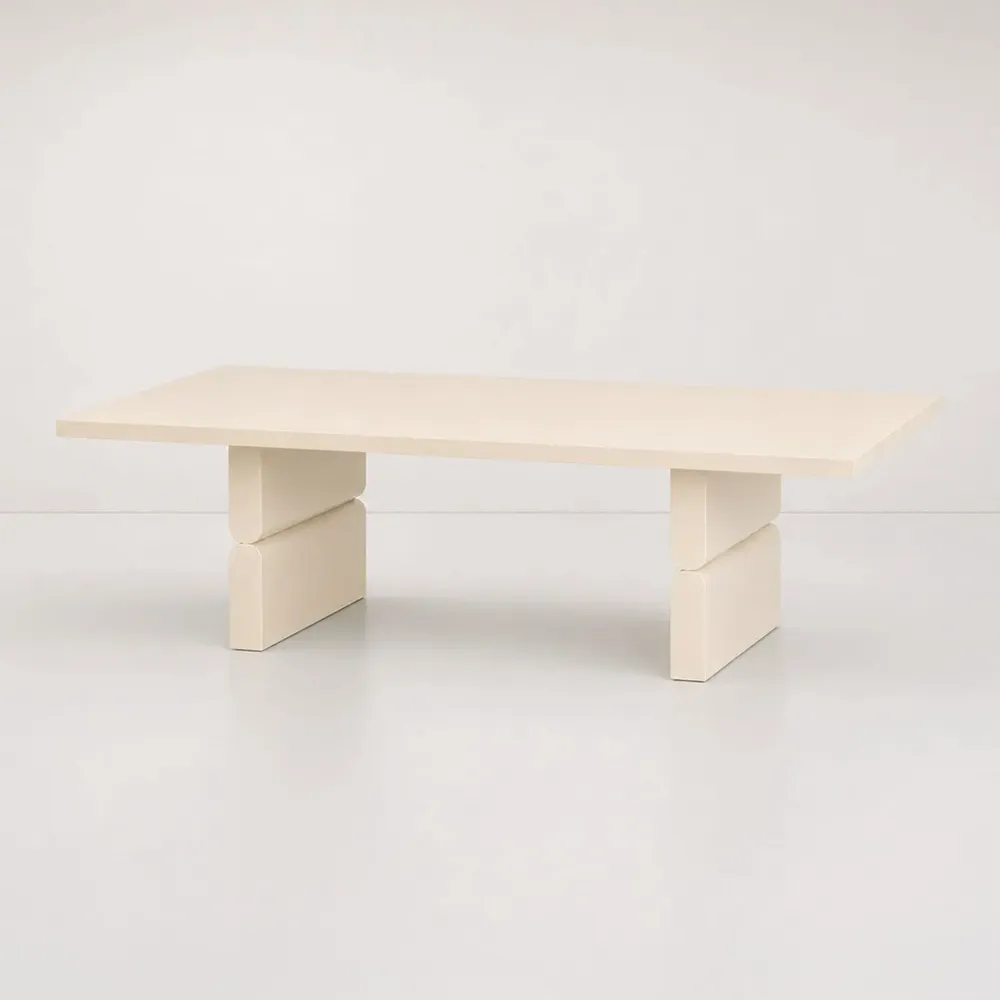 Armchairs - Coffee table coloured wood noon - NOBODINOZ