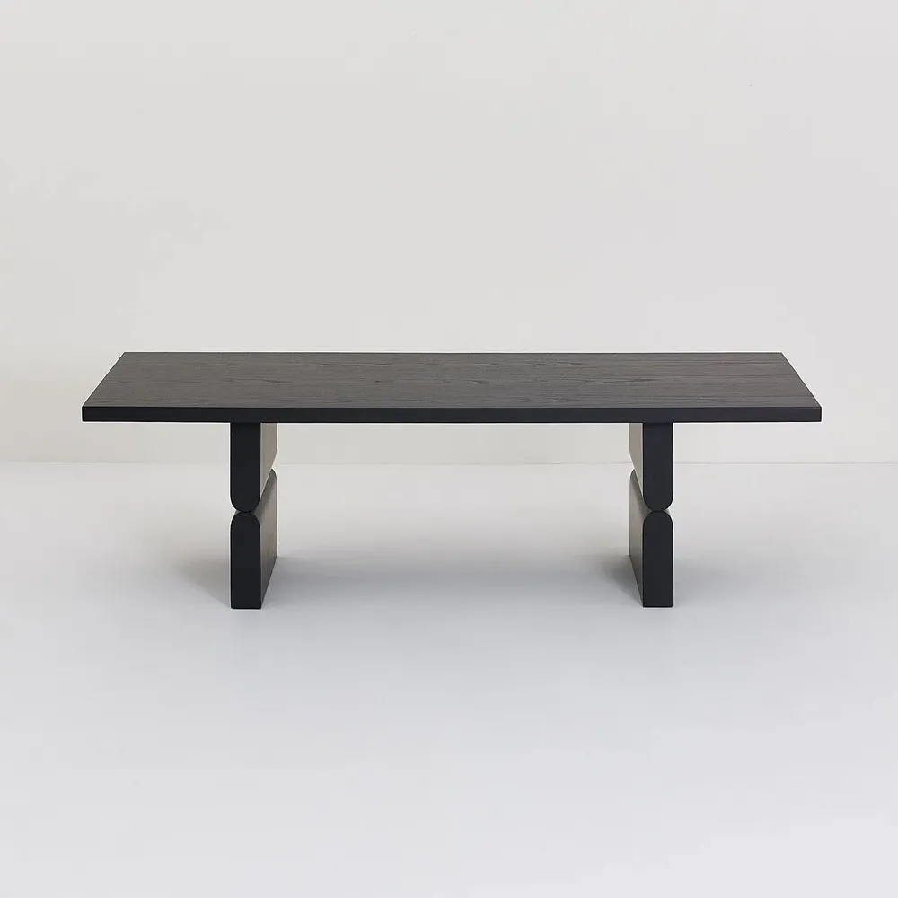 Armchairs - Coffee table coloured wood noon - NOBODINOZ