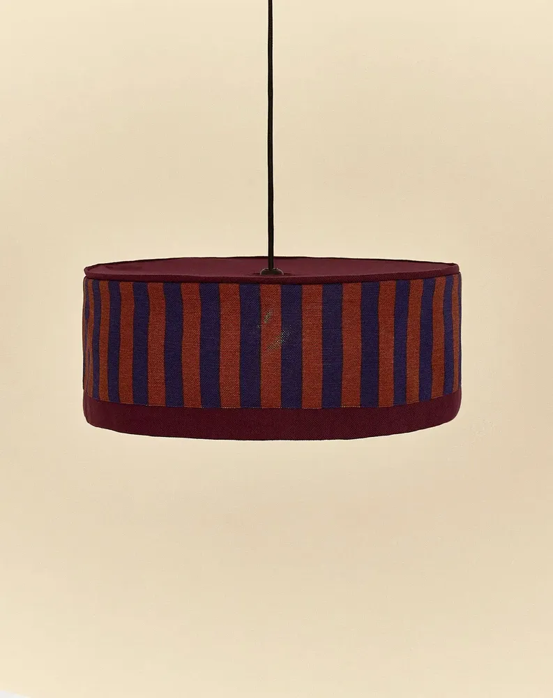 Tissus - Abat-jour pour suspension diam. 50cm Paul - NOBODINOZ