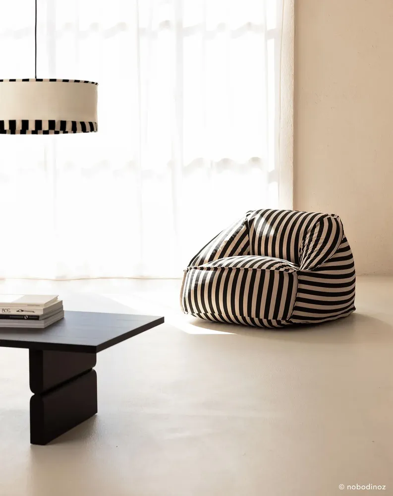 Tissus - Fauteuil-pouf - taille adulte - Ziggy - NOBODINOZ