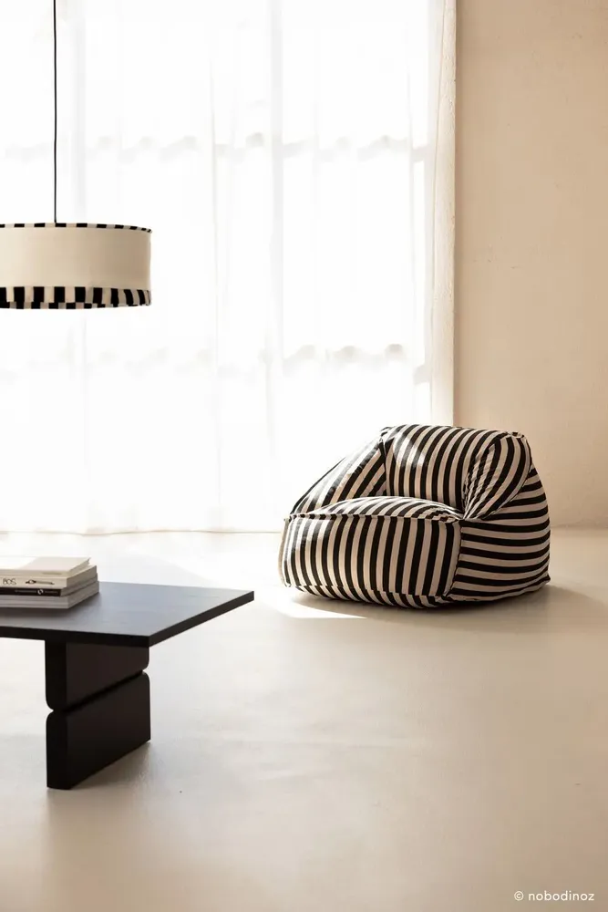 Tissus - Fauteuil-pouf - taille adulte - Ziggy - NOBODINOZ