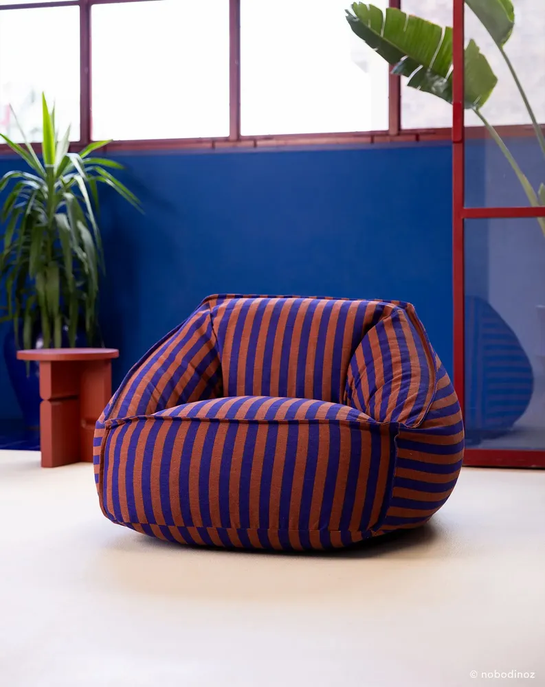Fabrics - Armchair beanbag - adult size - Ziggy - NOBODINOZ
