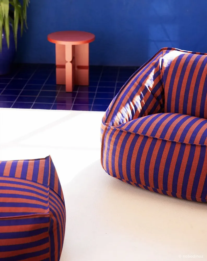 Fabrics - Armchair beanbag - adult size - Ziggy - NOBODINOZ
