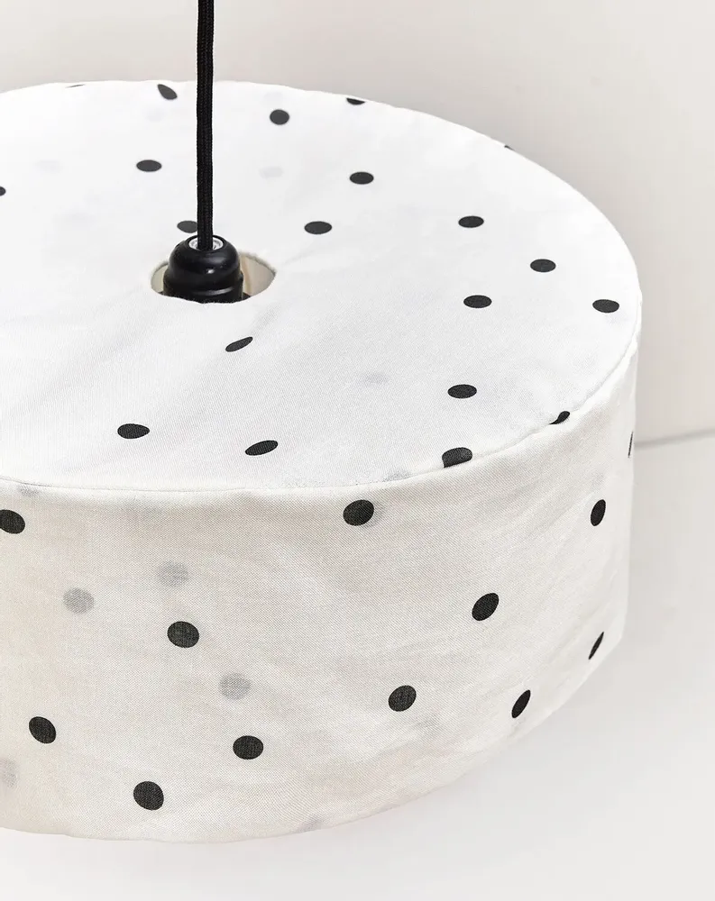 Fabrics - Linen Pendant lampshade diam. 40cm Vibes - NOBODINOZ