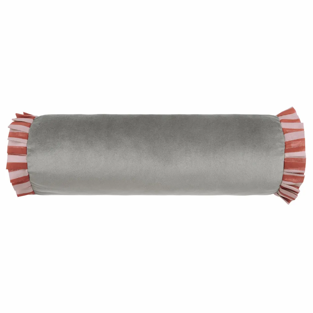 Fabrics - Cylinder cushion eco-velvet Emily - NOBODINOZ