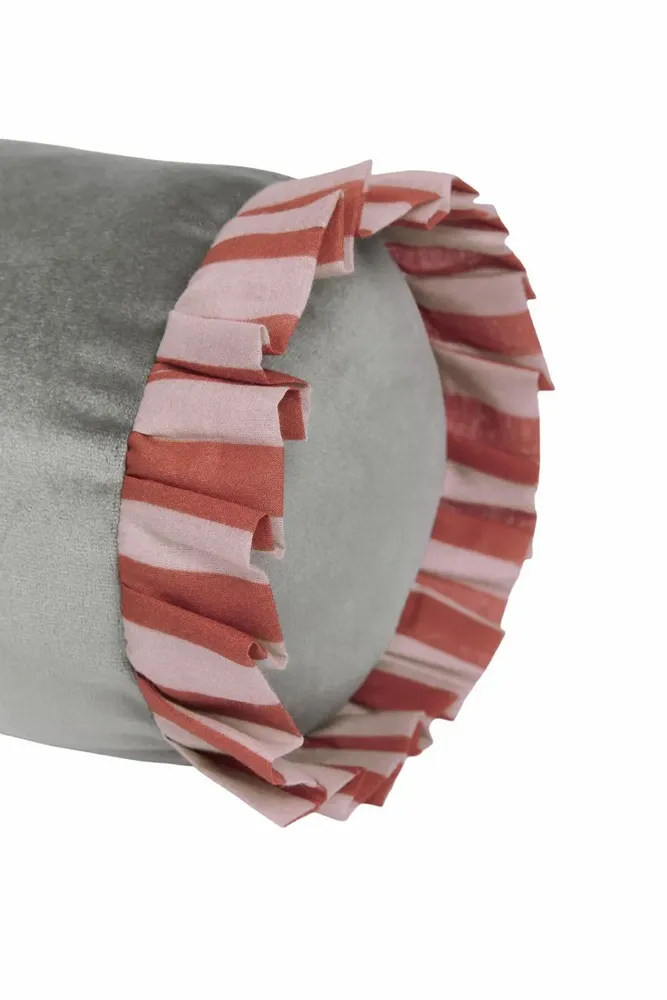 Fabrics - Cylinder cushion eco-velvet Emily - NOBODINOZ