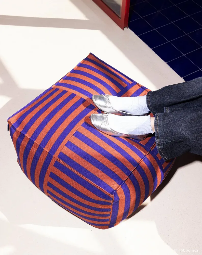 Fabrics - Ottoman beanbag - adult size - Otto - NOBODINOZ