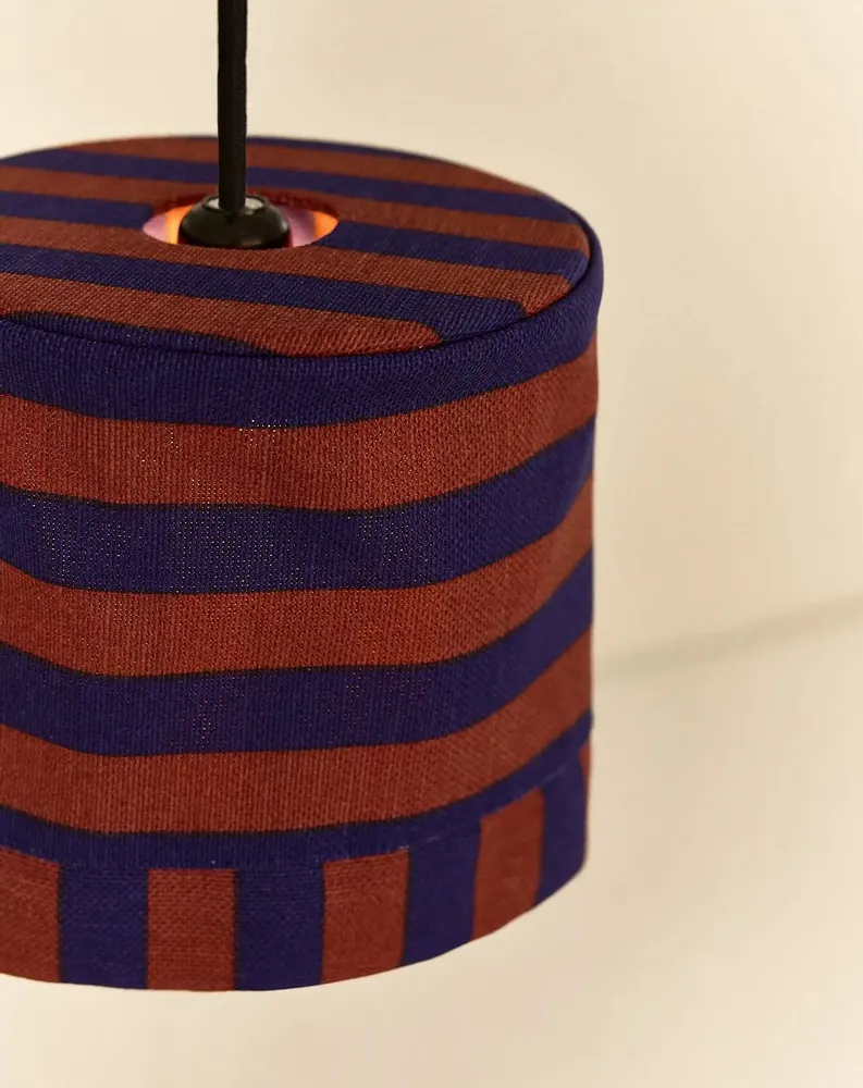 Fabrics - Pendant lampshade diam. 20cm Linda - NOBODINOZ