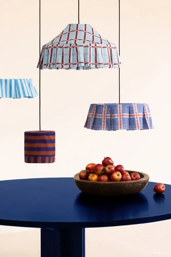 Fabrics - Pendant lampshade diam. 20cm Linda - NOBODINOZ