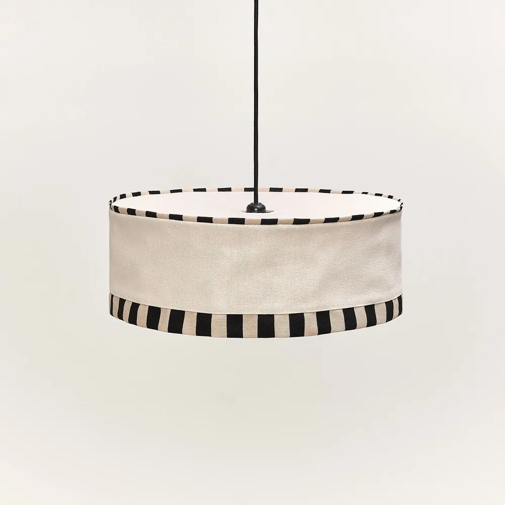 Tissus - Abat-jour pour suspension diam. 50cm Paul - NOBODINOZ