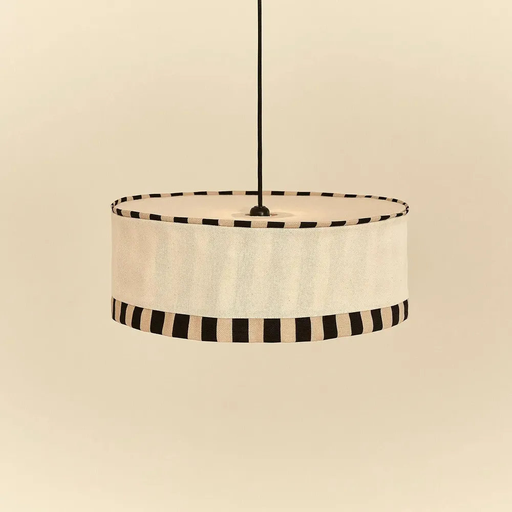 Tissus - Abat-jour pour suspension diam. 50cm Paul - NOBODINOZ