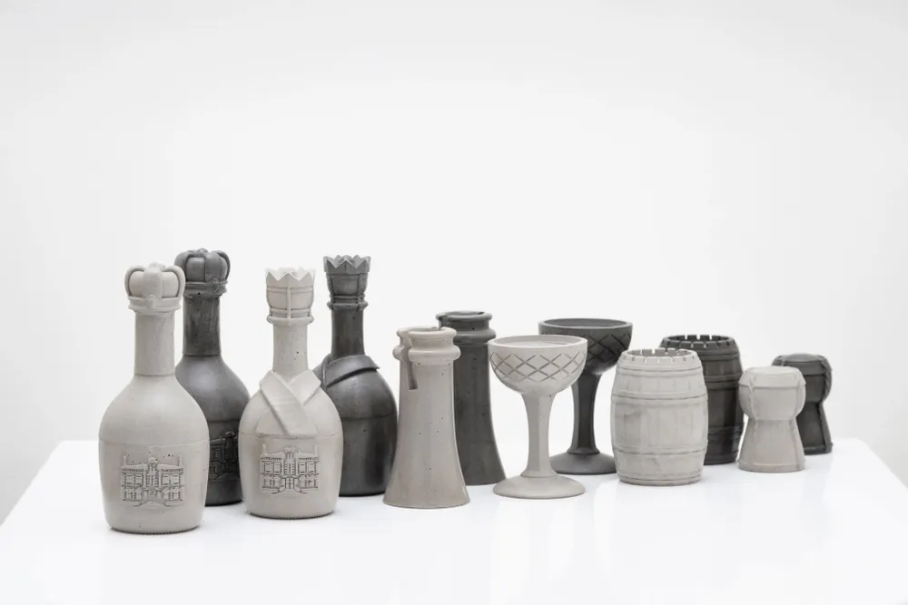 Pièces uniques - Échiquier Champagne - CHESSTUDIO BY MARTIN GOUSSET