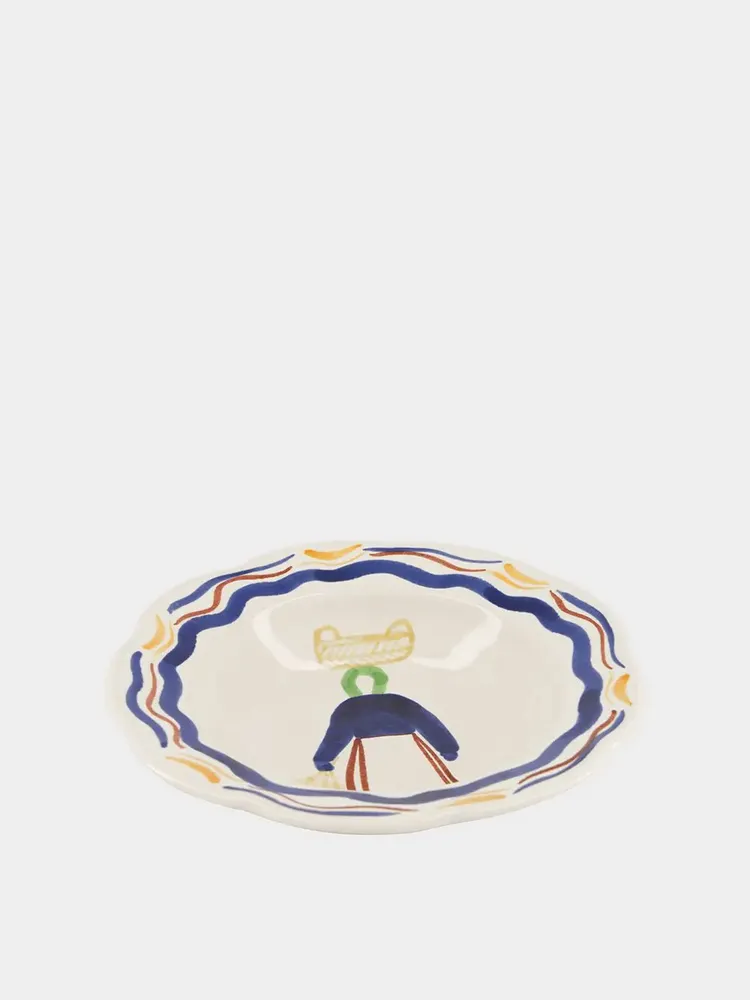 Assiettes au quotidien - HAND-PAINTED COMPORTA THE HARVESTER STONEWARE SOUP PLATE - HOUSE OF CAPRICORN