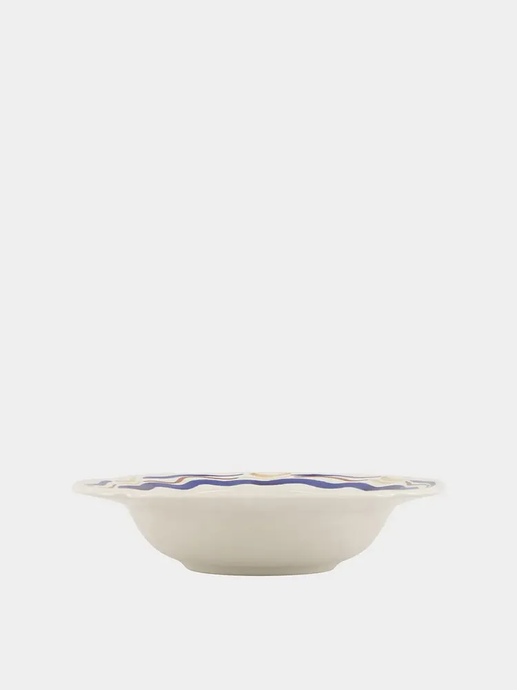 Assiettes au quotidien - HAND-PAINTED COMPORTA THE HARVESTER STONEWARE SOUP PLATE - HOUSE OF CAPRICORN