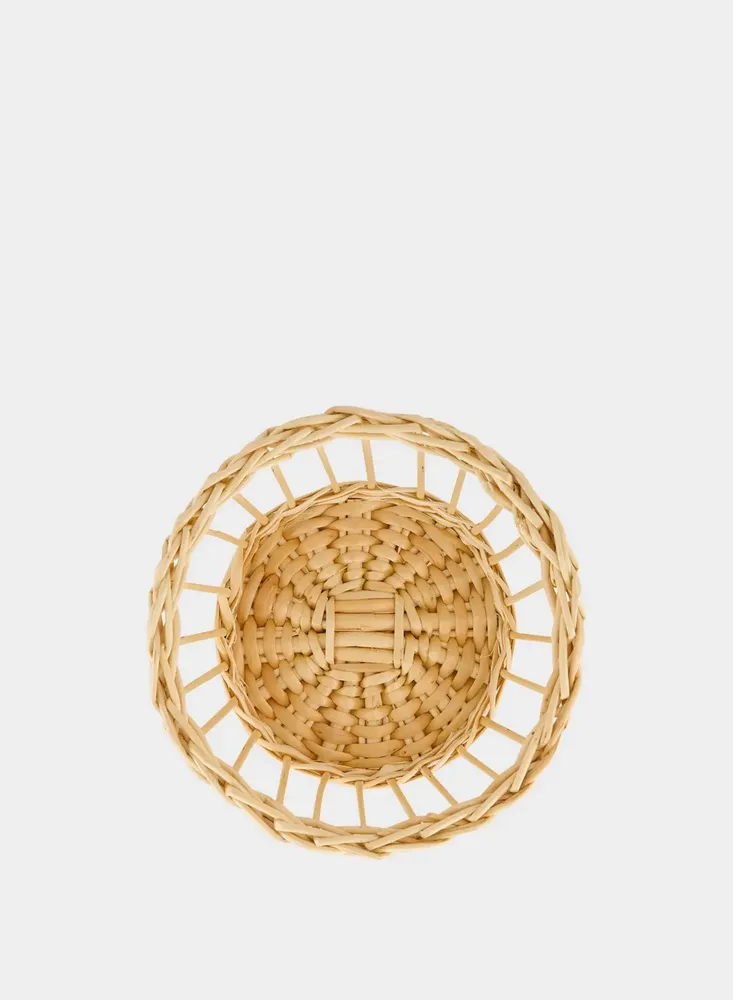 Plats et saladiers - HANDMADE VITÓRIA NATURAL WICKER SMALL BREAD BASKET - HOUSE OF CAPRICORN