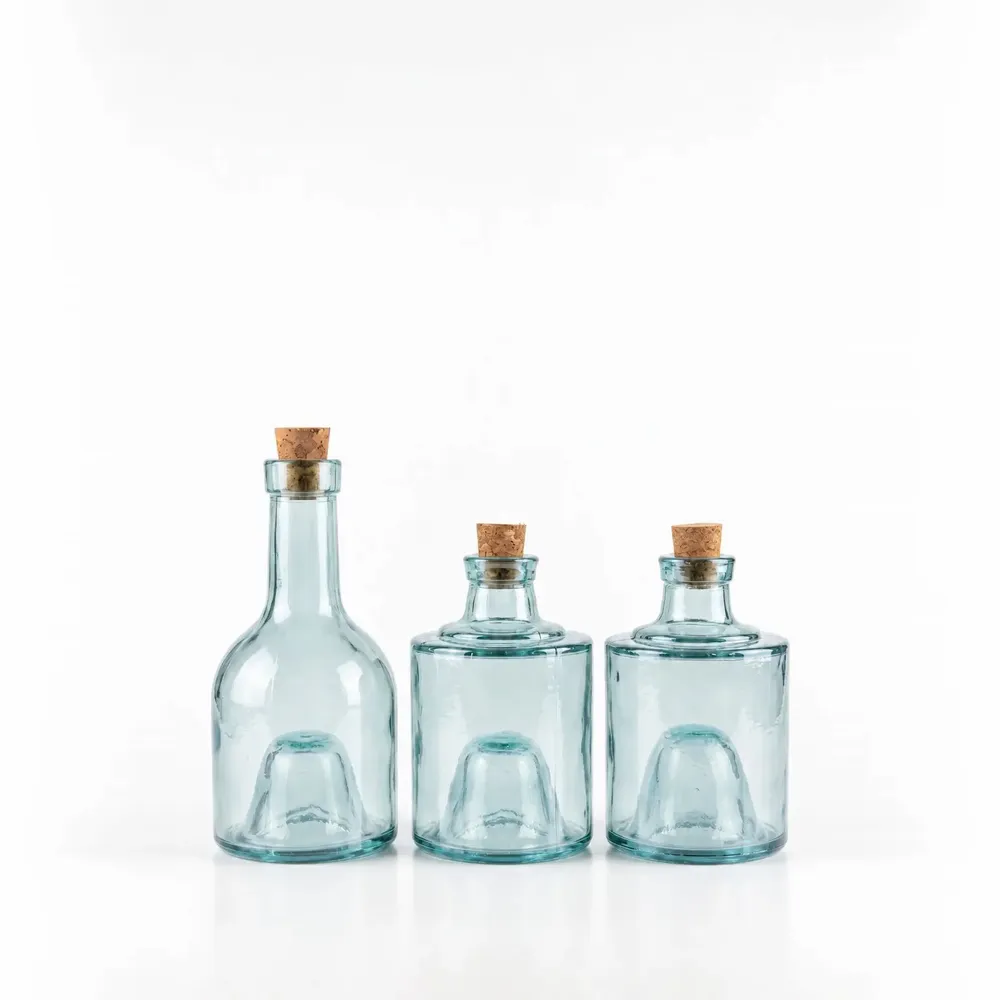 Carafes - The 3-Piece Oil Bottle - Natural - BAZAR BIZAR LIVING