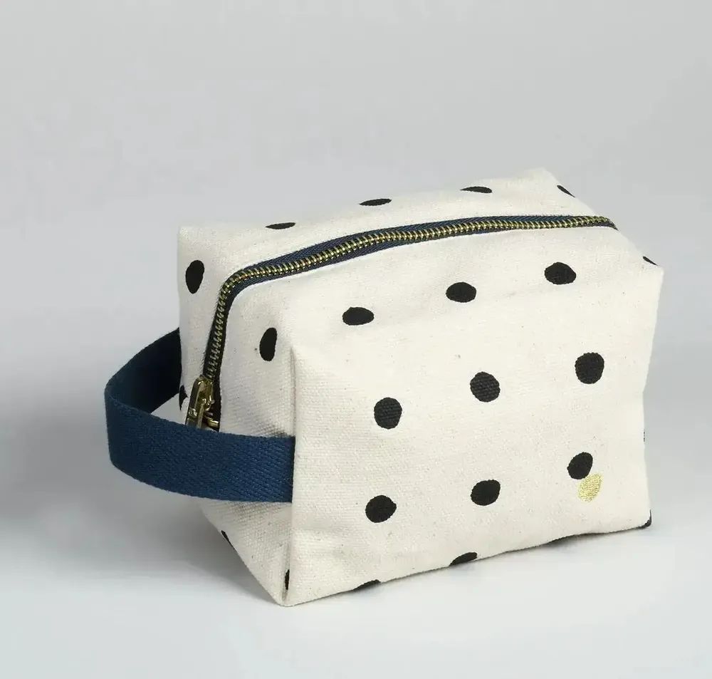 Clutches - Cube toiletry bag Mio Écru S 10 X 16 X 10 - LA CERISE SUR LE GATEAU
