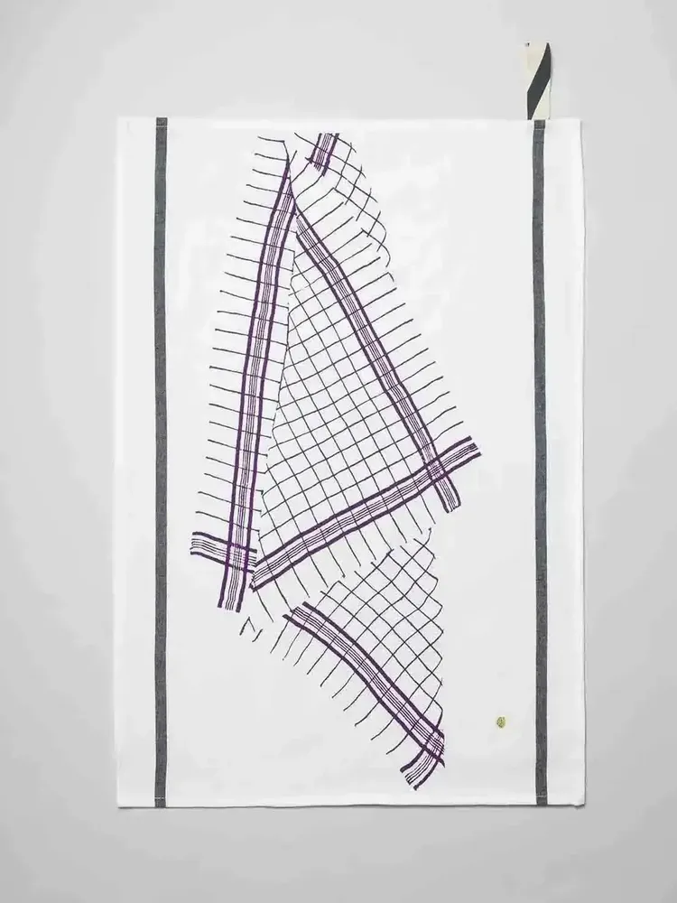 Torchons - Torchon Tonton Violet 70 x 50 - LA CERISE SUR LE GATEAU