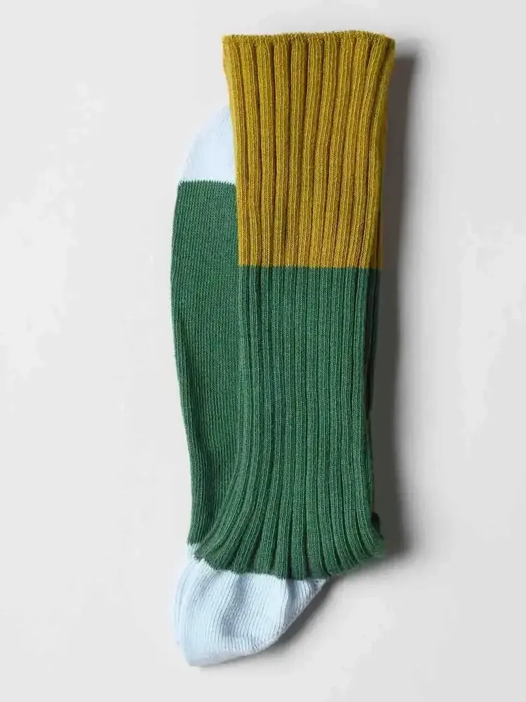Socks - Yvette Socks Green Pea 36/38 - LA CERISE SUR LE GATEAU